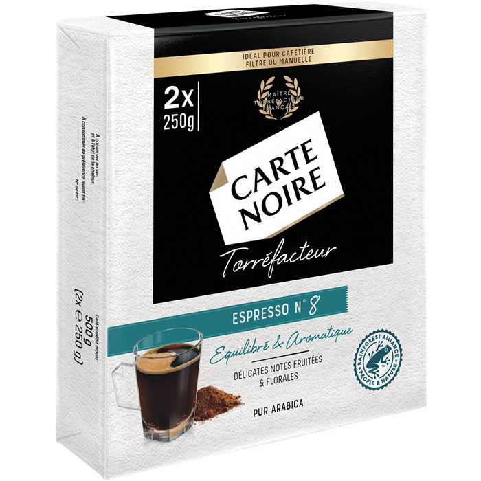 CARTE NOIRE Torréfacteur Café moulu espresso N°8