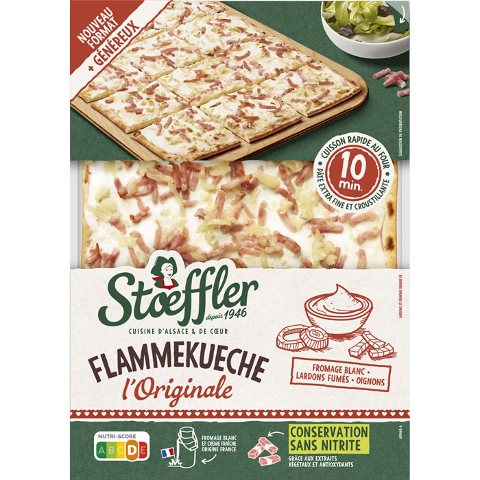 STOEFFLER Flammekueche fromage blanc, lardons et oignons