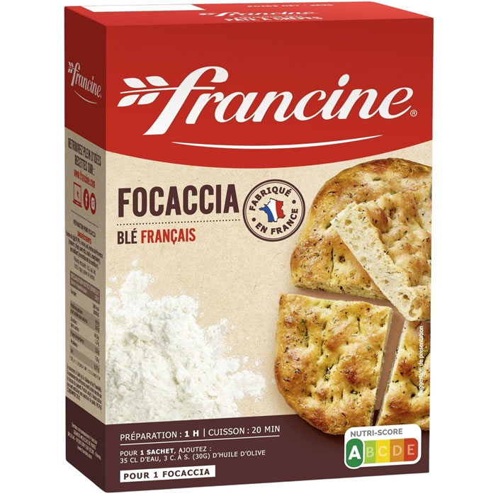 FRANCINE Préparation pour focaccia de blé
