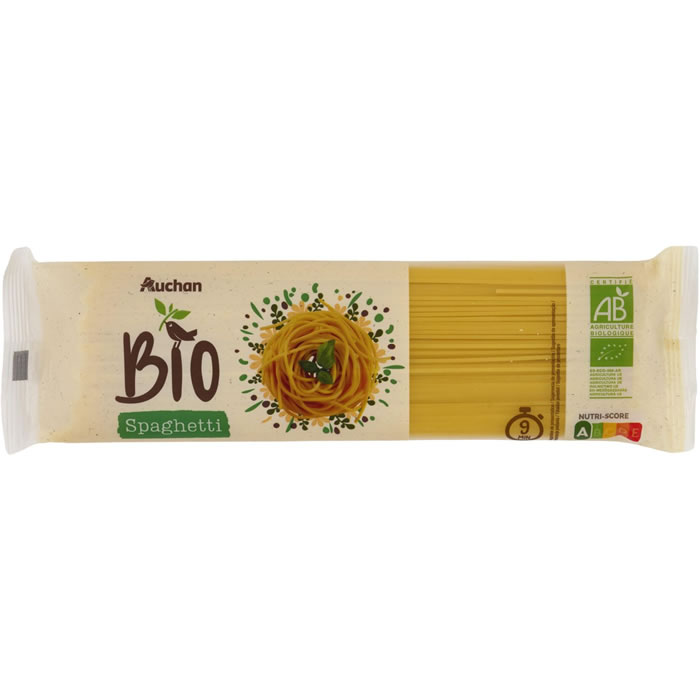 AUCHAN Spaghetti bio