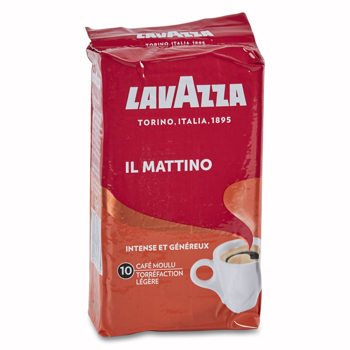 LAVAZZA Il Mattino Café moulu intense n°10