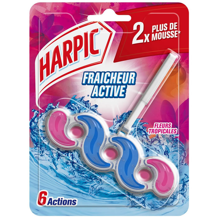 HARPIC Active Fresh 6 Bloc WC fleurs tropicales
