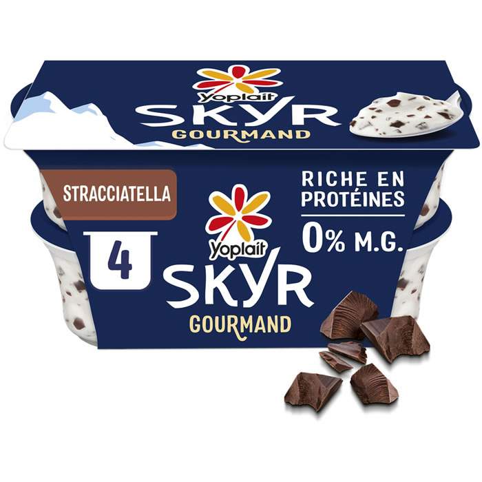 YOPLAIT Skyr au stracciatella 0% M.G