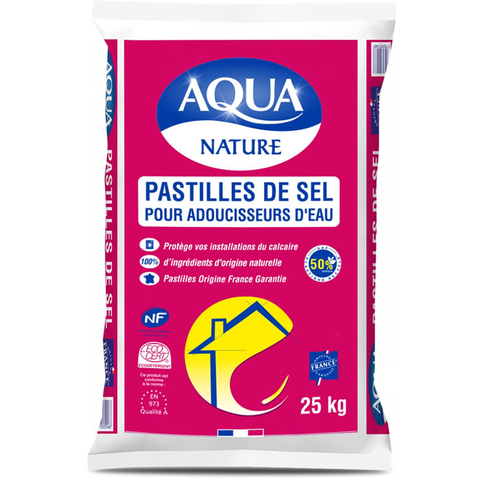 AQUA Pastilles de sel adoucisseur