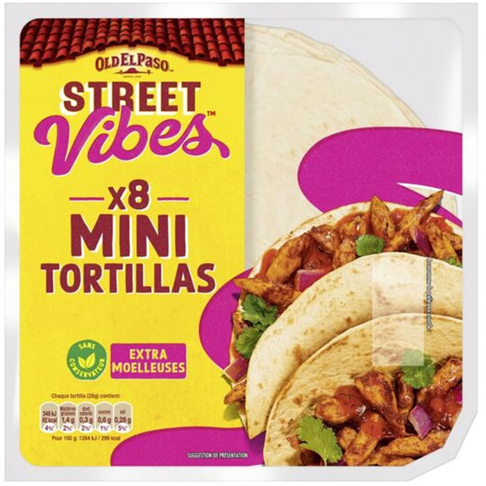 OLD EL PASO Street Vibes Mini tortillas de blé