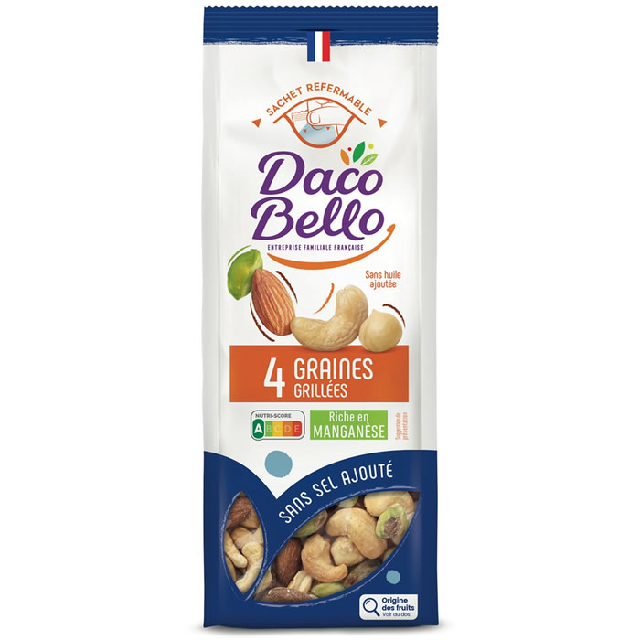 DACO BELLO Mélange de graines grillées sans sel ajouté