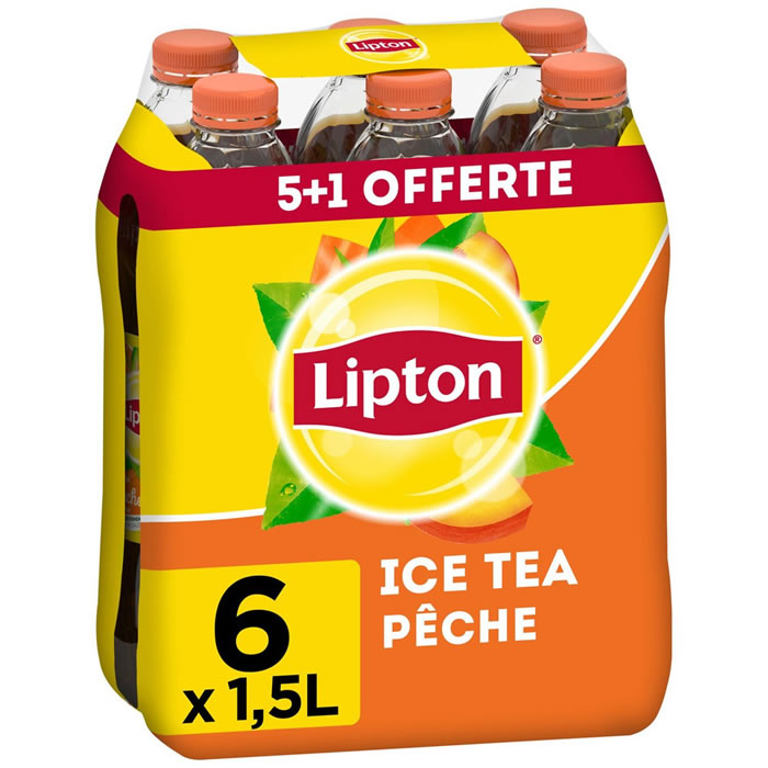 LIPTON : Ice tea - Boisson aux extraits de thé arôme pêche