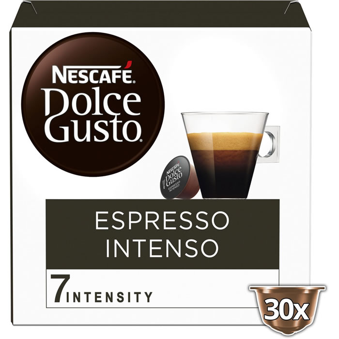 NESCAFE Dolce Gusto Capsules de café espresso intense N°7