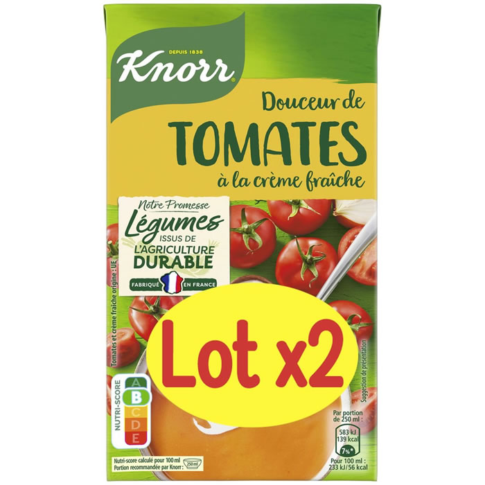 KNORR Soupe à la tomate et à la crème fraiche