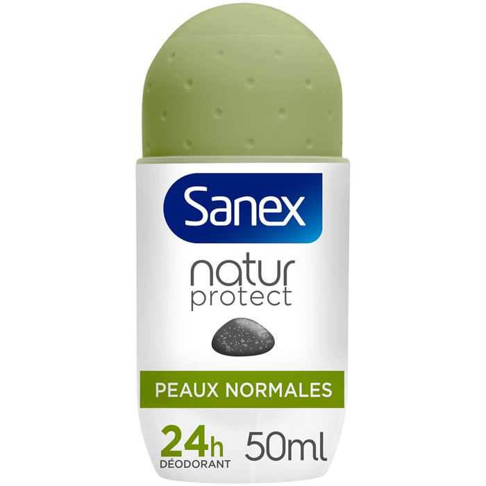 SANEX Natur Protect Déodorant bille pierre d'alun 24h