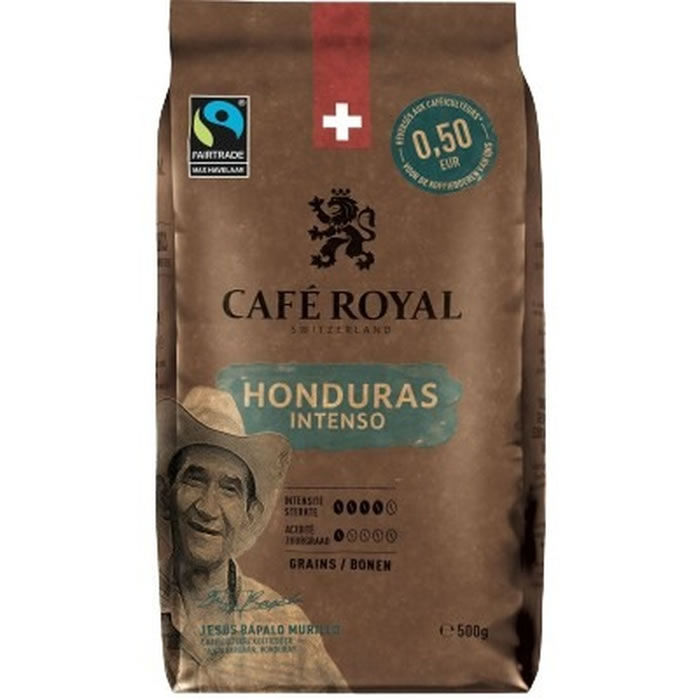 CAFE ROYAL Honduras Café en grain intense arabica N°4