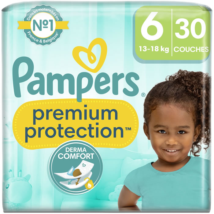 PAMPERS Premium Protection Couches taille 6 (13 kg et +)