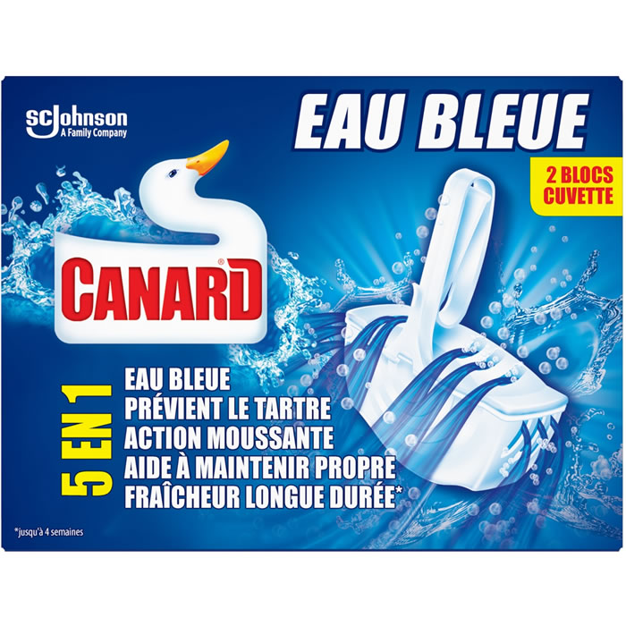 CANARD Bloc WC 5en1 eau bleue anti-tartre