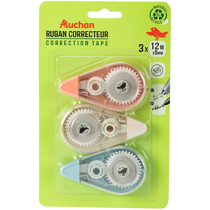 AUCHAN Correcteur ruban 12 m