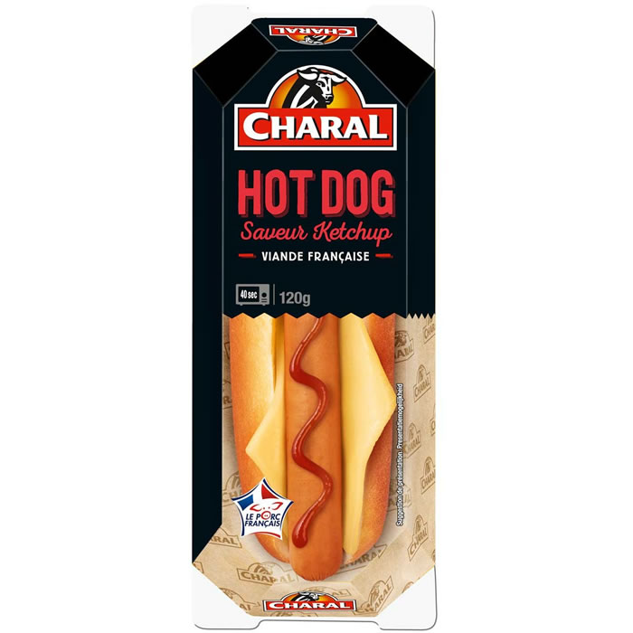 CHARAL Hot dog au ketchup
