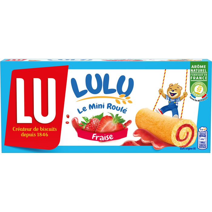 LU Lulu Mini-roulés fourrés à la fraise