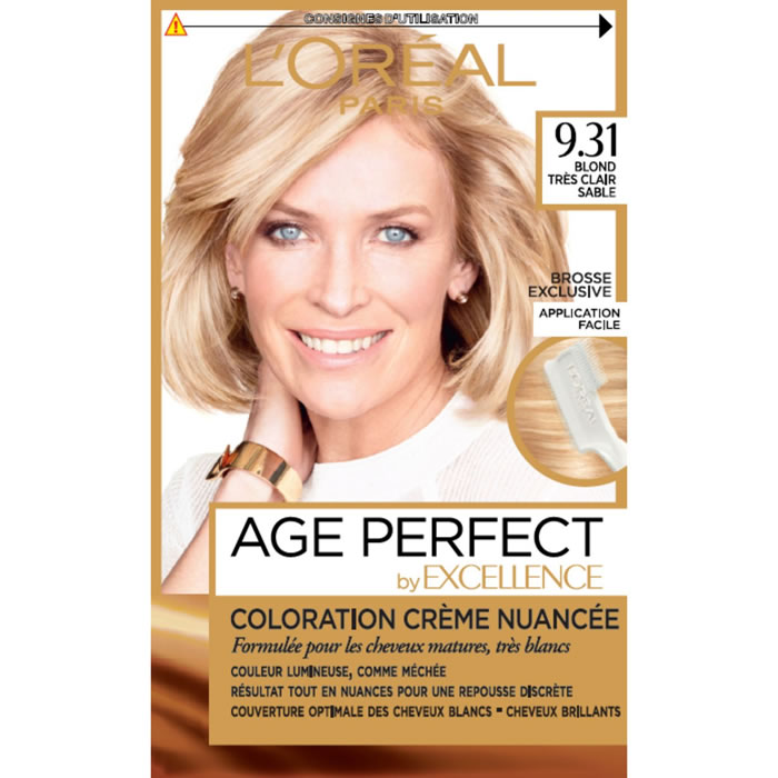 L'OREAL Age Perfect By Excellence Coloration permanente 9.31 blond très clair sable