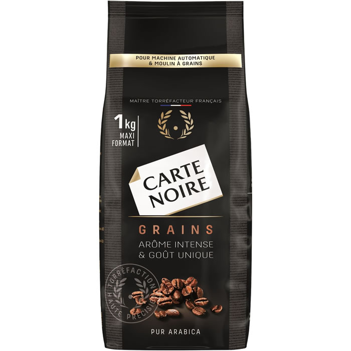 CARTE NOIRE Café en grain pur arabica
