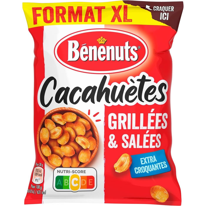 BENENUTS Cacahuètes grillées et salées