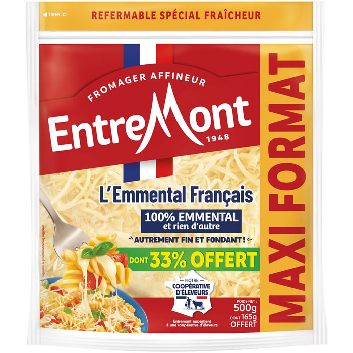 ENTREMONT Emmental râpé
