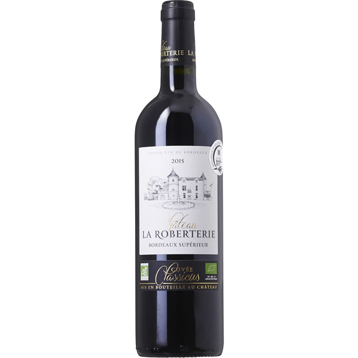 BORDEAUX SUPERIEUR - AOP Château la Roberterie Vin rouge bio