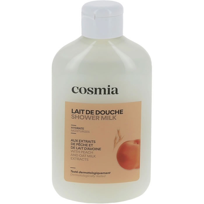 COSMIA Crème douche aux extraits de pêche et lait d'avoine