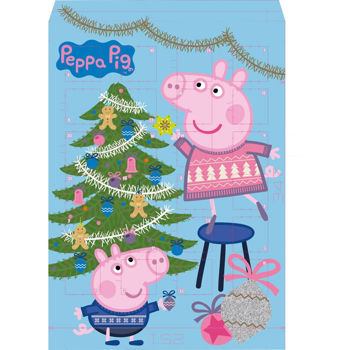 BIP Peppa Pig Calendrier de l'Avent chocolat
