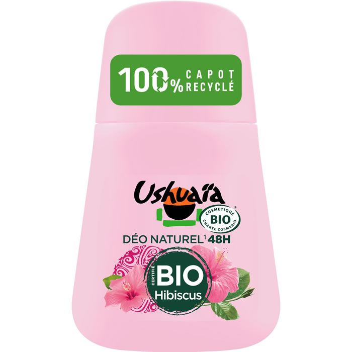 USHUAIA Déodorant bille à l'hibiscus 48h bio