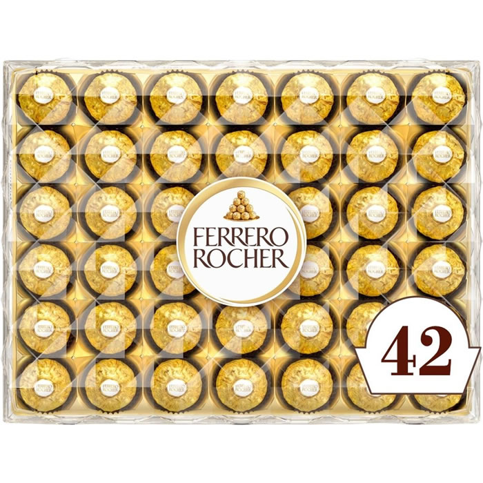 FERRERO Rocher Bouchées au chocolat au lait et noisettes