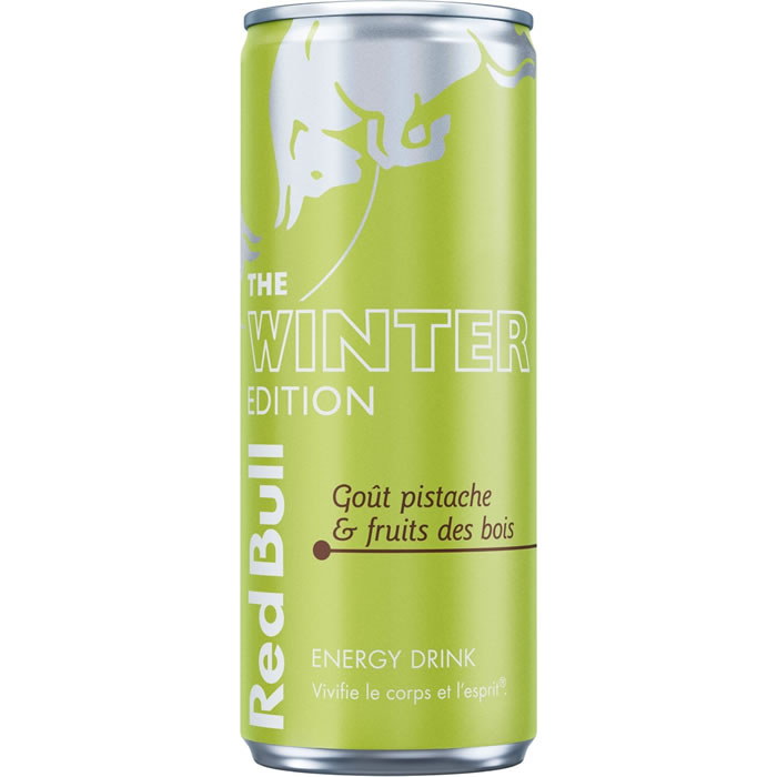 RED BULL The Winter Edition Boisson énergisante gazeuse à la pistache et fruits des bois