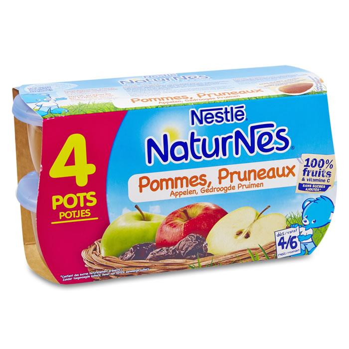 NESTLE NaturNes Pomme et pruneaux dès 4 mois