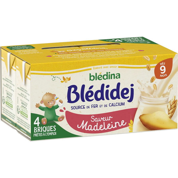 BLEDINA Blédidej Céréales lactées madeleine dès 9 mois