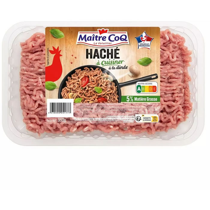 MAITRE COQ Haché de dinde 5% M.G