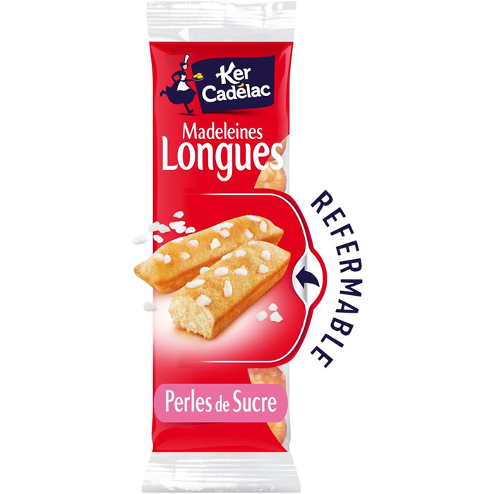 KER CADELAC Madeleines longues aux perles de sucre