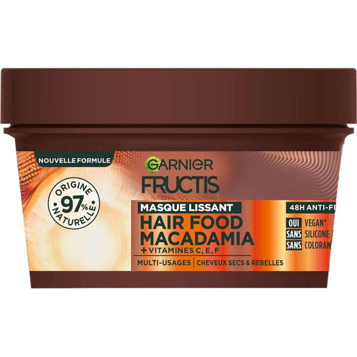 GARNIER Fructis Masque cheveux lissant au macadamia