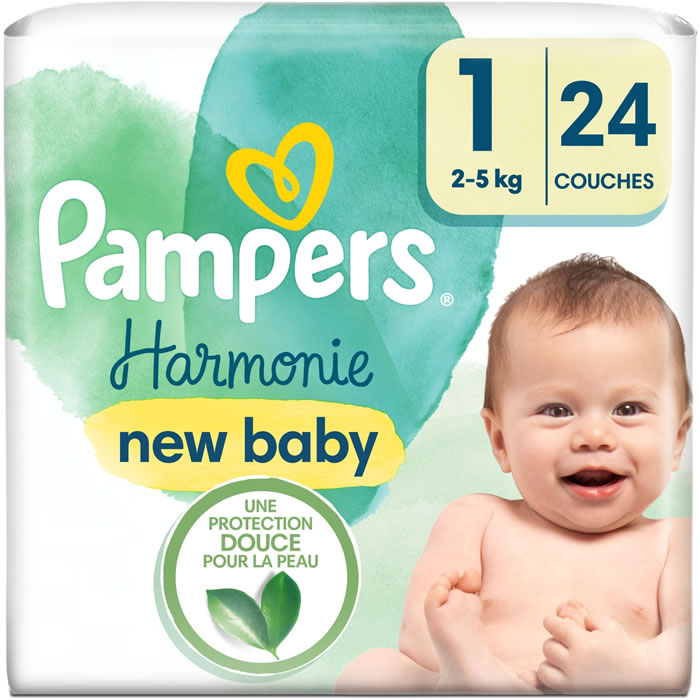 PAMPERS Harmonie Couches taille 1 (2-5 kg)