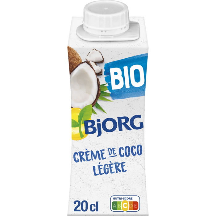 BJORG Crème de coco légère bio