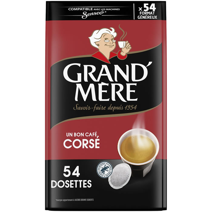 GRAND MERE : Dosettes de café corsé - chronodrive