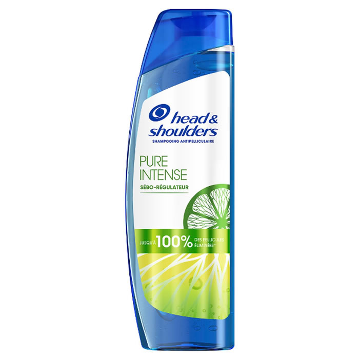 HEAD & SHOULDERS Pure intense Shampoing antipelliculaire sébo-régulateur