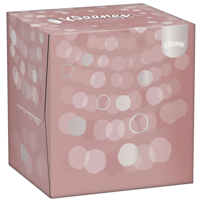 KLEENEX Ultra Soft Mouchoirs boîte cubique