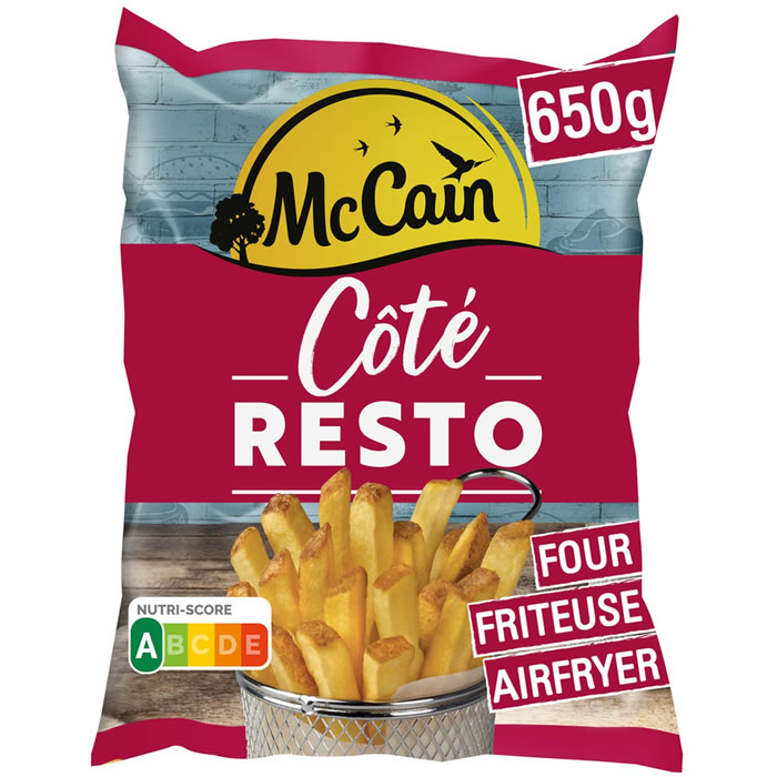 MC CAIN Côté Resto Frites classiques avec peau
