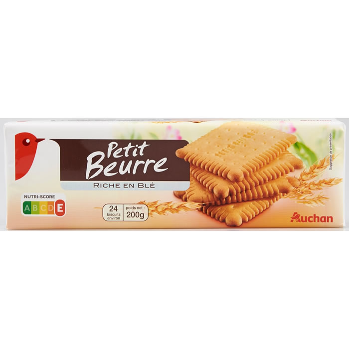 AUCHAN Biscuits petit beurre