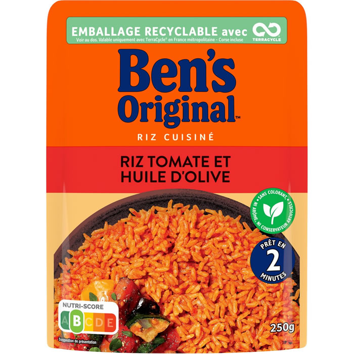 BEN'S ORIGINAL Riz à la tomate et huile d'olive micro-ondes