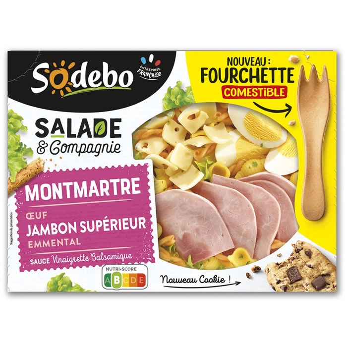 SODEBO Montmartre Salade au œuf, jambon et emmental