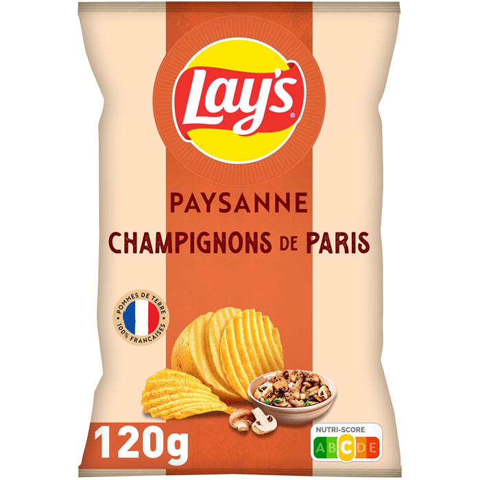 LAY'S Chips paysannes goût champignons de Paris