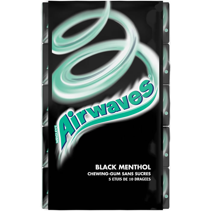 AIRWAVES Chewing-gum black menthol