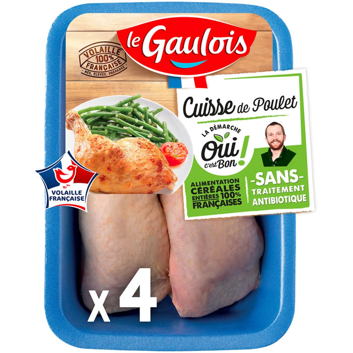 LE GAULOIS 4 cuisses de poulet