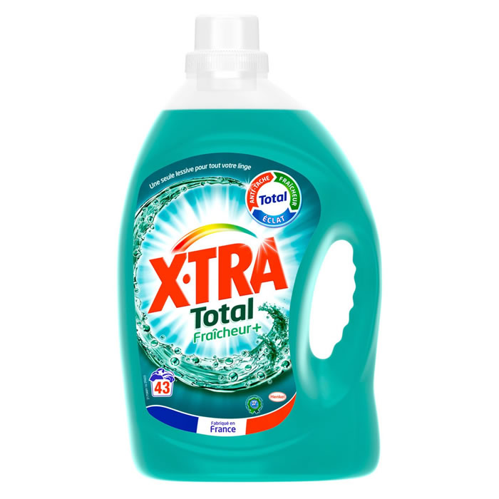 X-TRA Total Lessive liquide fraîcheur +