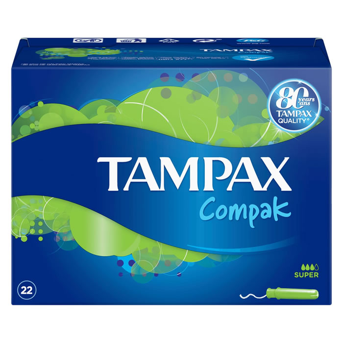 TAMPAX Compak Super Tampon avec applicateur