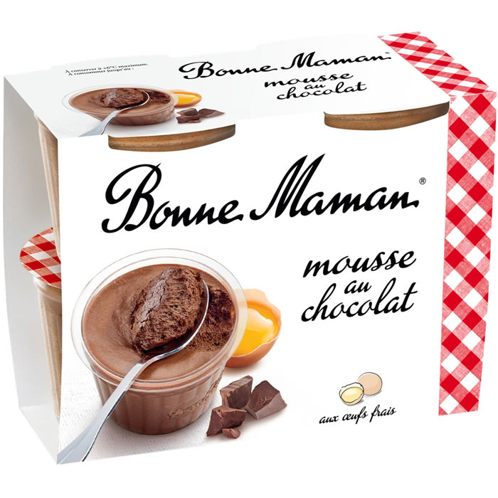 BONNE MAMAN Mousse au chocolat